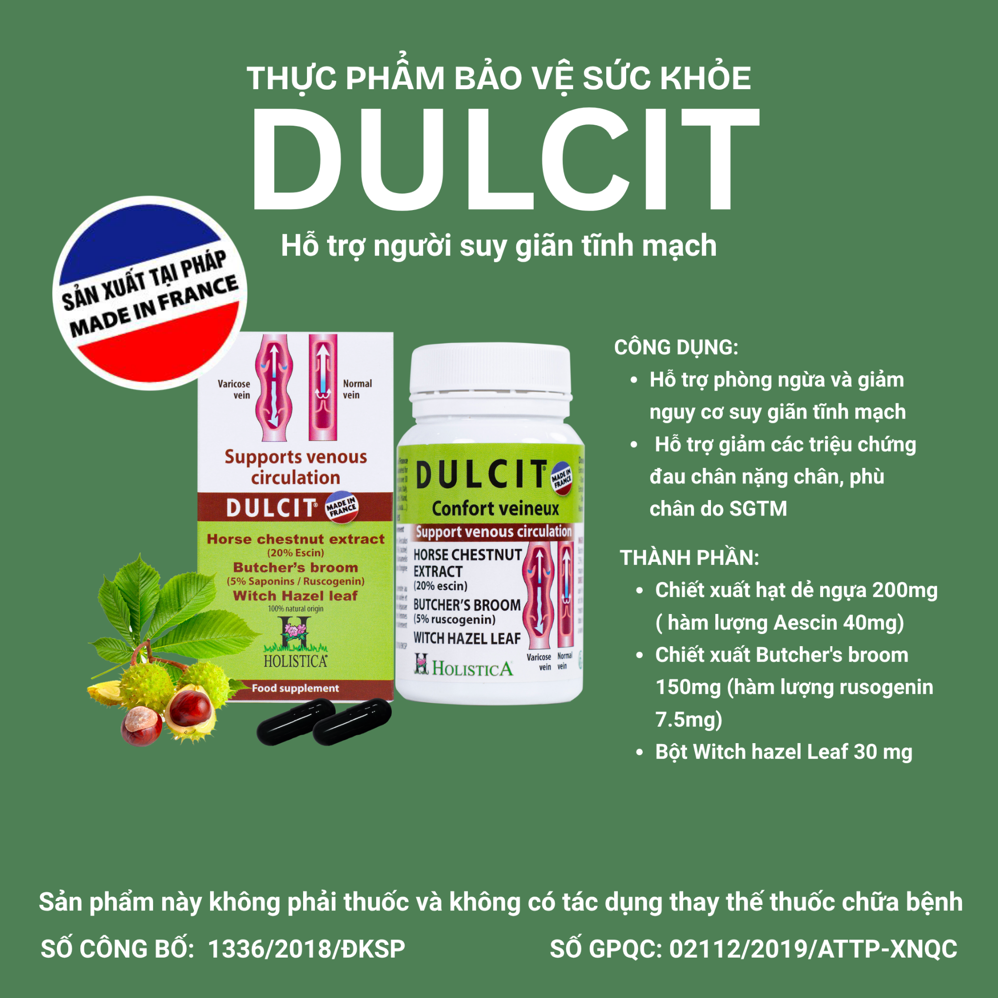 Dulcit- Giãn Tĩnh Mạch Chi Facebook ad: Chat trên Messenger