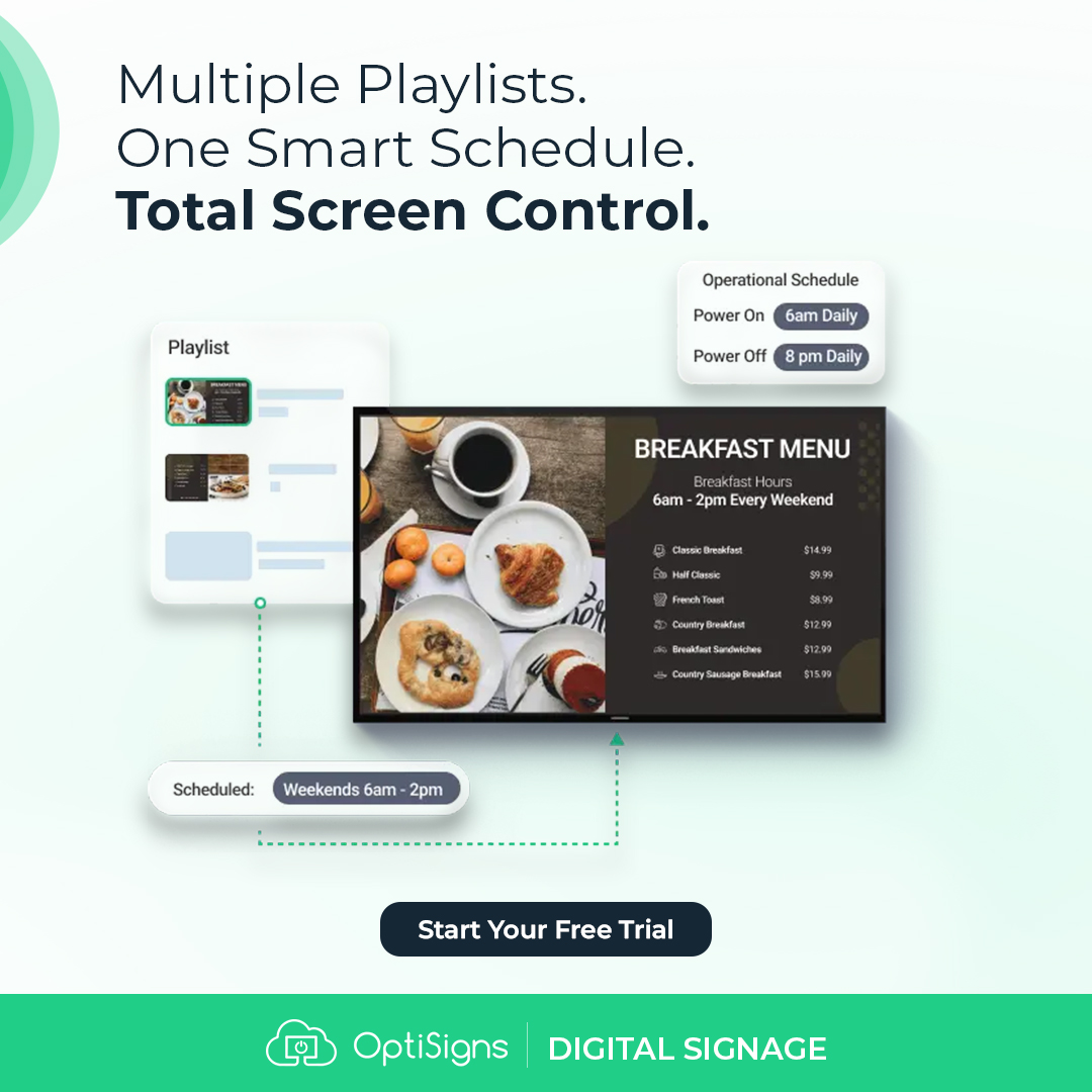 OptiSigns Inc. Facebook ad