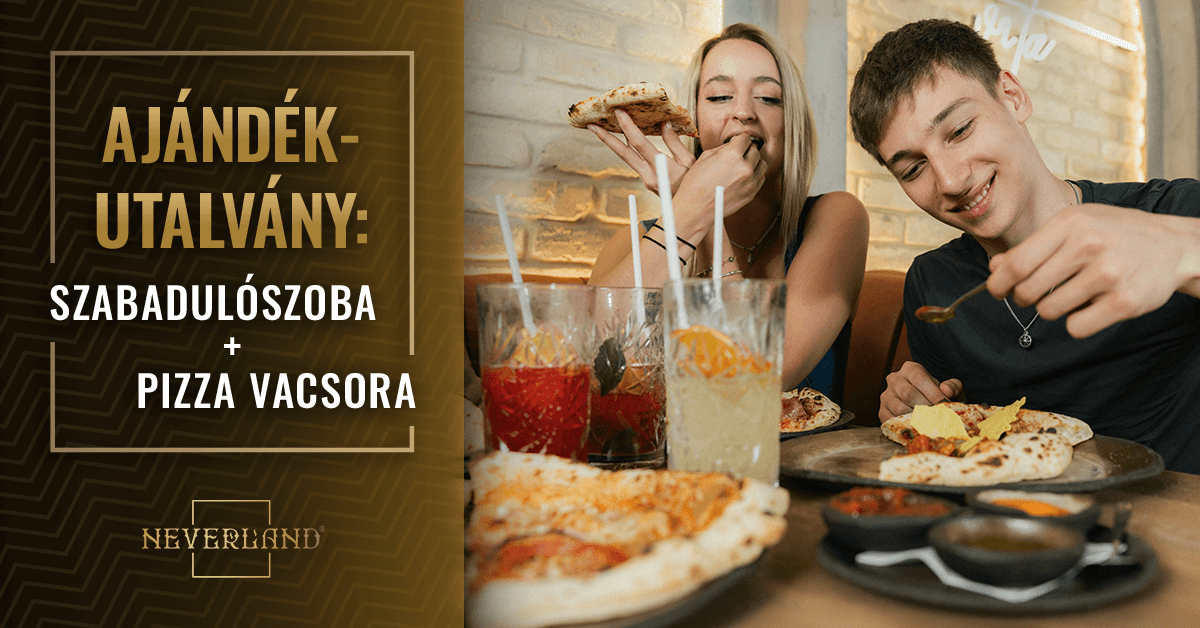 Neverland Bar • Escape Room • Pizzeria Facebook ad