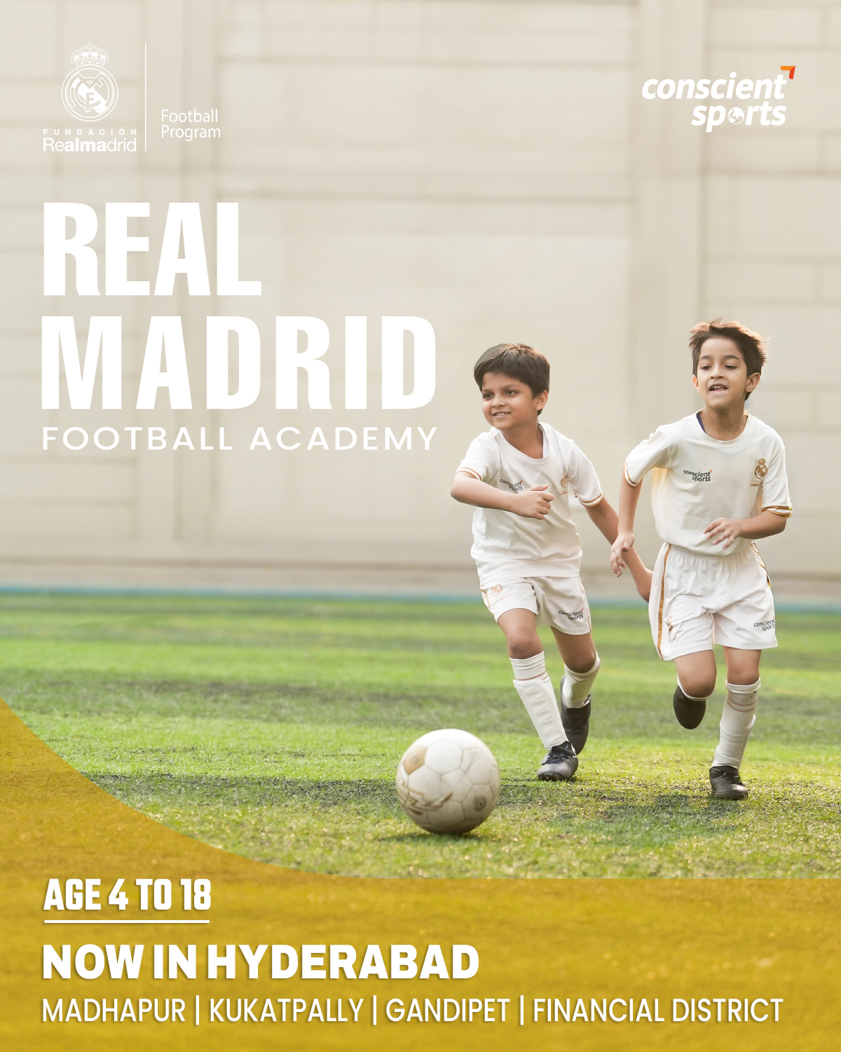 RMF India - Partner Conscient Sports Facebook ad