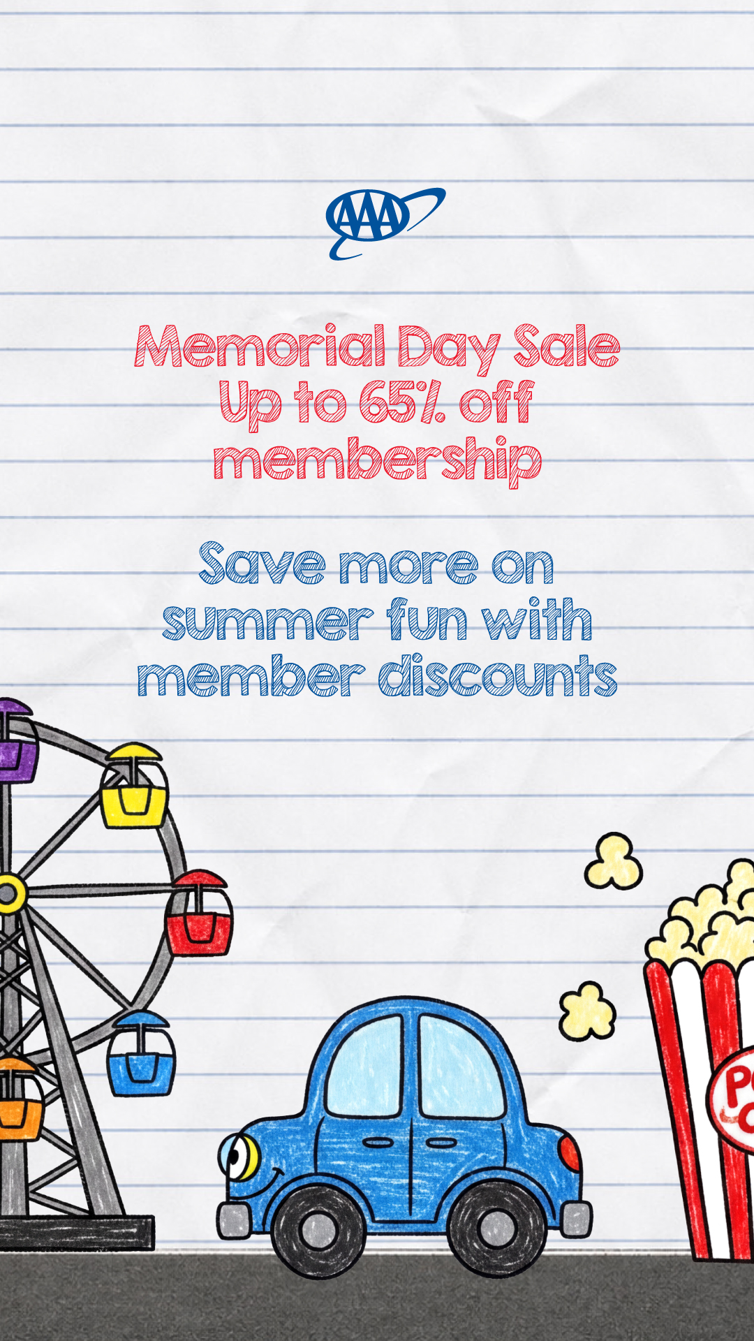 AAA Auto Club Enterprises Facebook ad