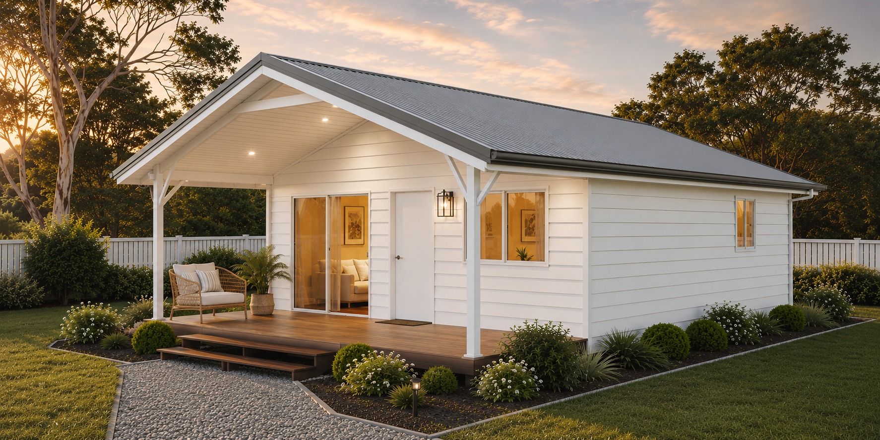 Mecano Sheds and Kit Homes Facebook ad: Introducing the Coolgardie, From Our 60m² Secondary…