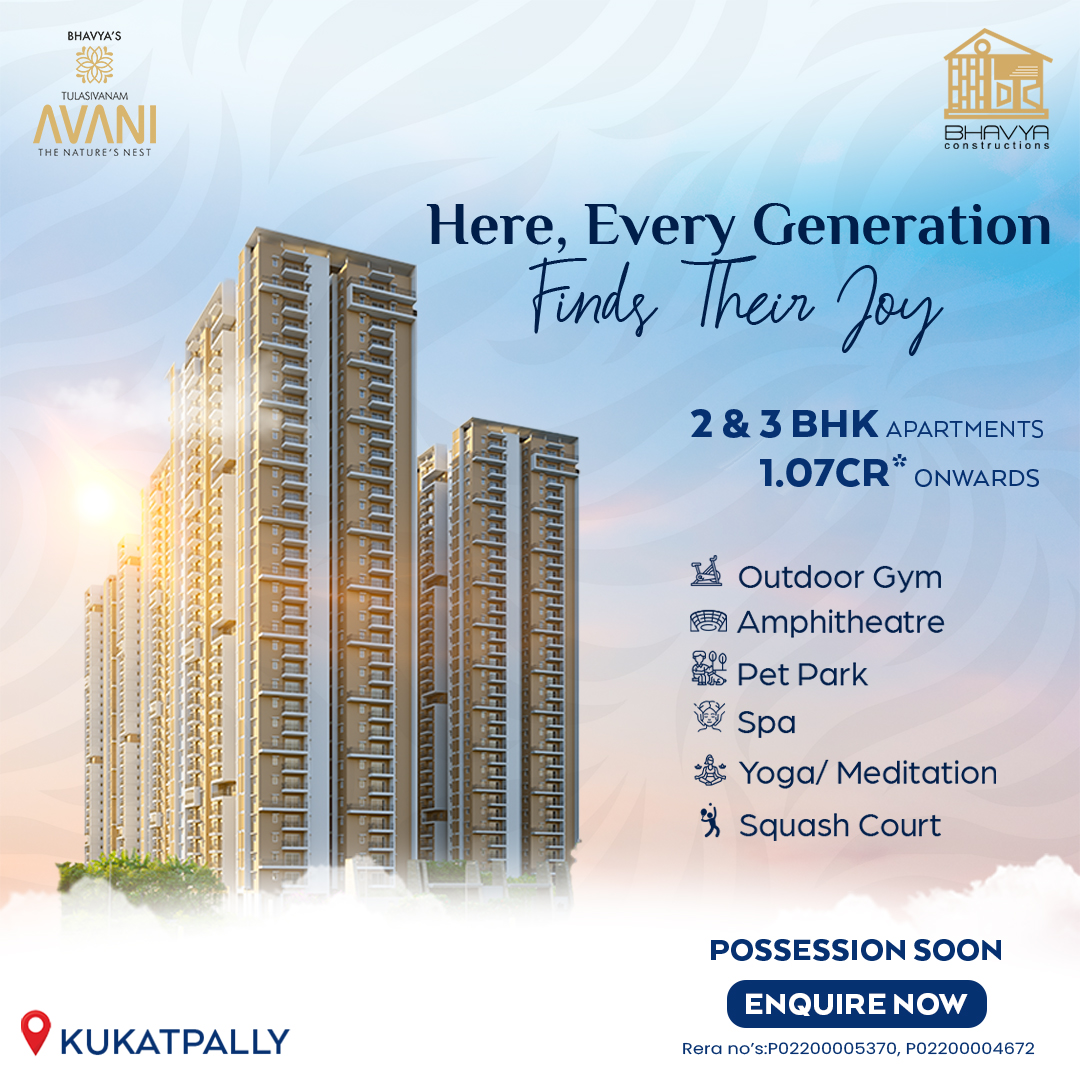 Bhavya Constructions Facebook ad