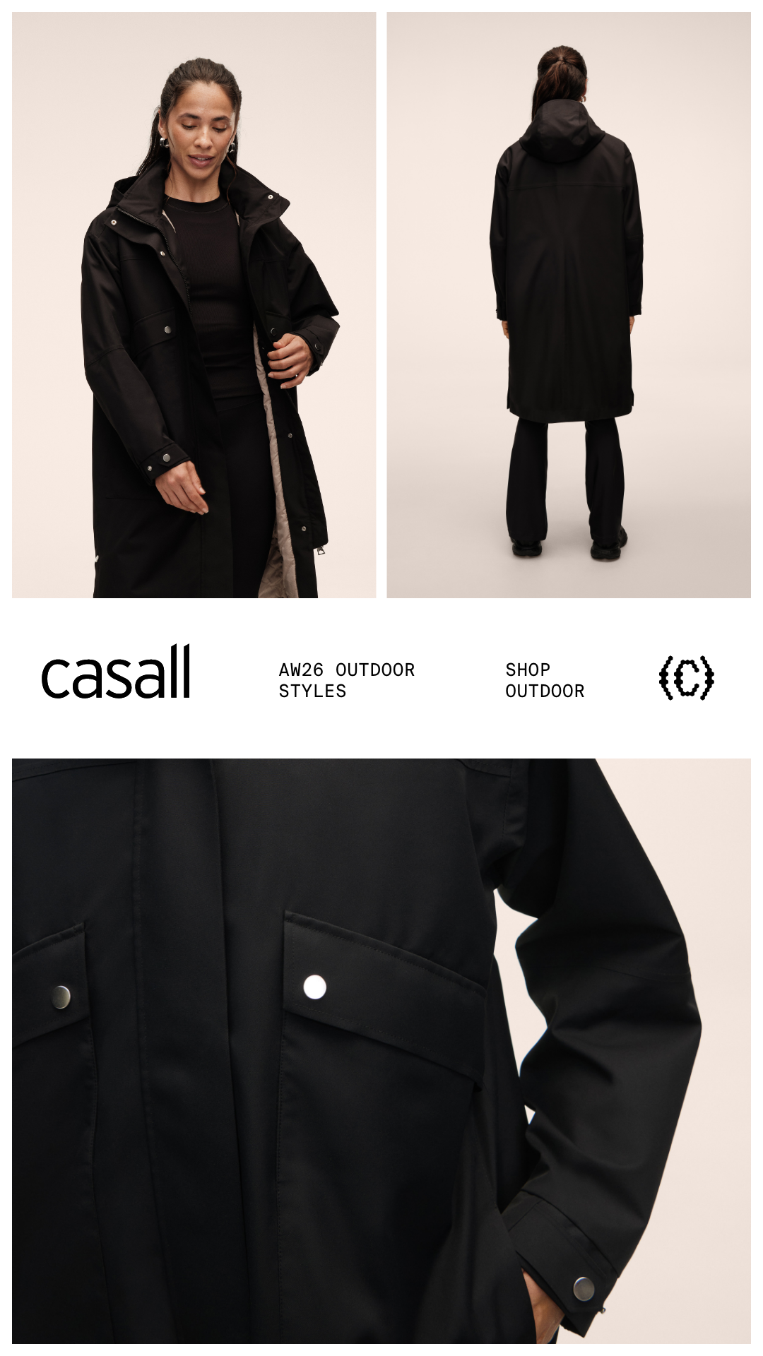 Casall Facebook ad: AW26 Outdoor Styles
