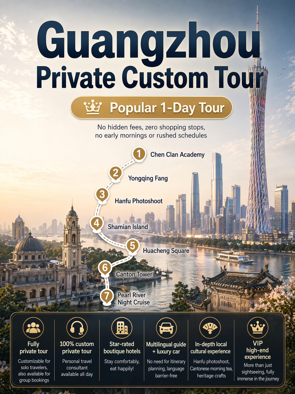Panda guide Facebook ad: Guangzhou Luxury Private Tours
