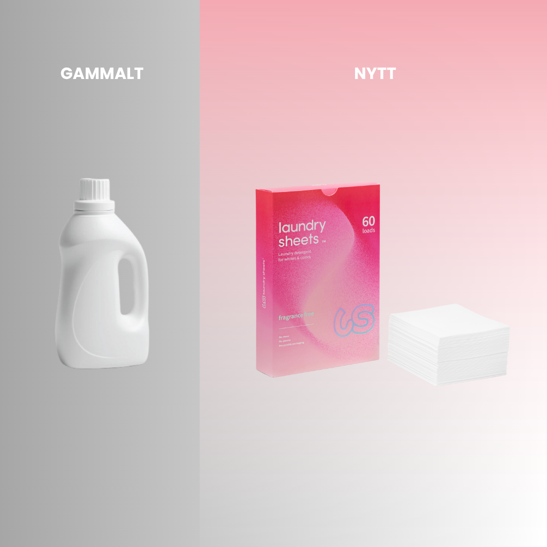 Laundry Sheets Facebook ad: 40% rabatt + gåva på köpet!