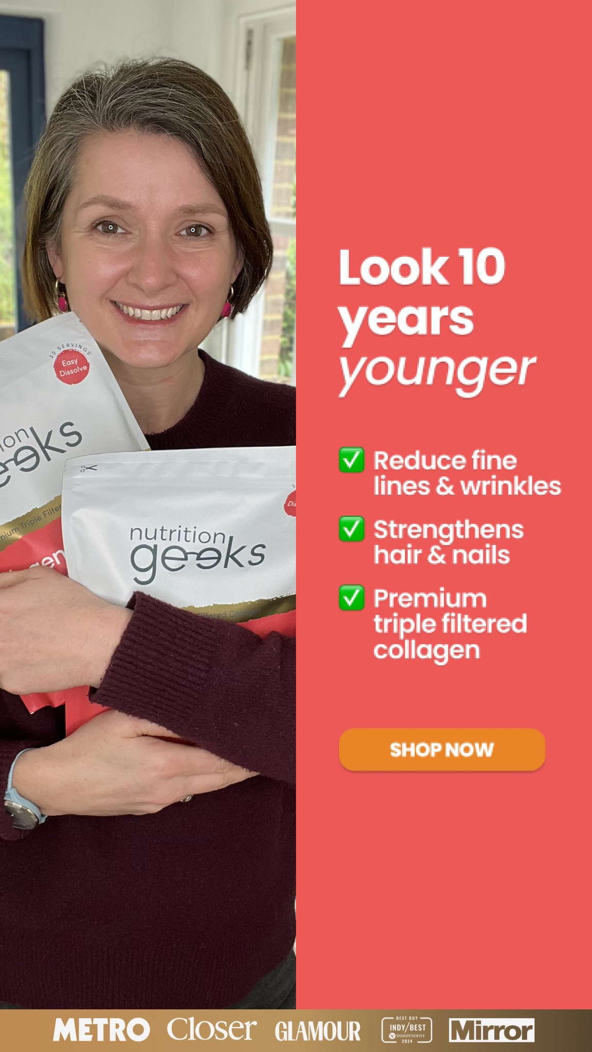 Nutrition Geeks Facebook ad