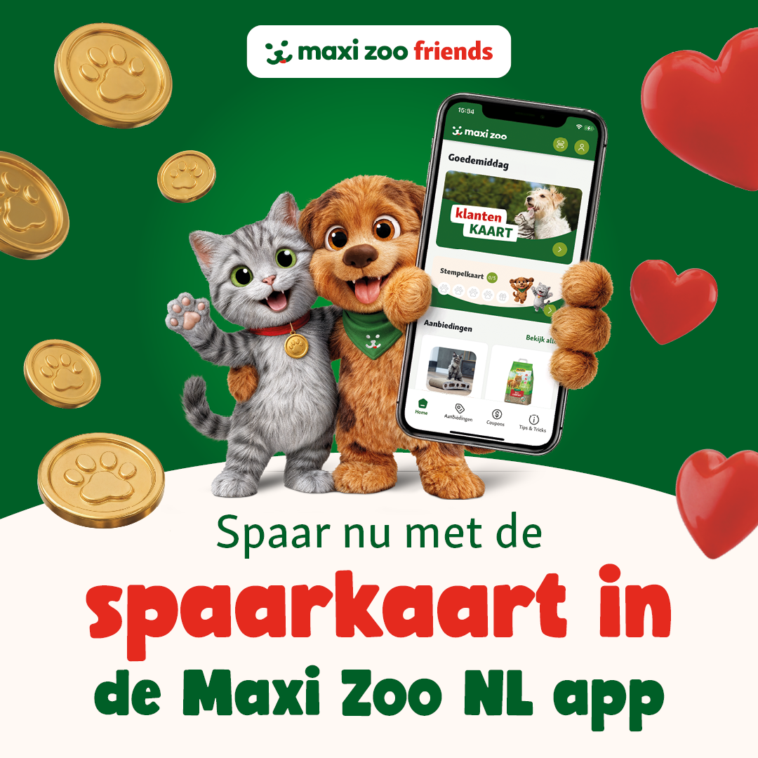 Maxi Zoo Nederland Facebook ad: Nieuw in de Maxi Zoo NL app: een…