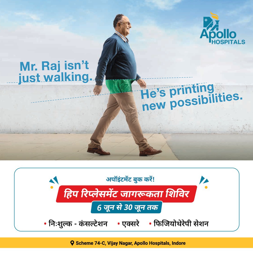 Apollo Hospitals, Indore Facebook ad: Book Your Appointment