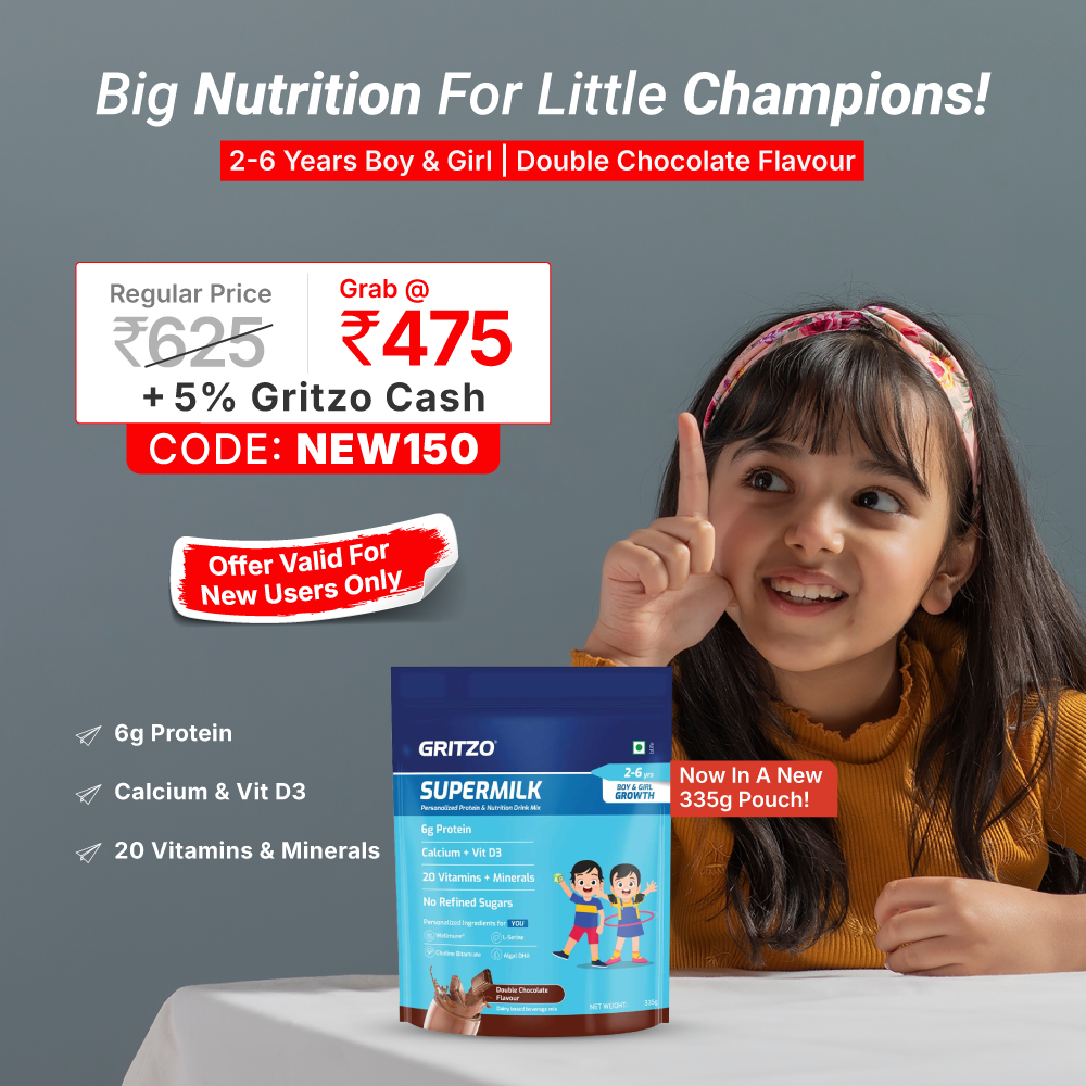 Gritzo - Personalized Nutrition For Your Child Facebook ad