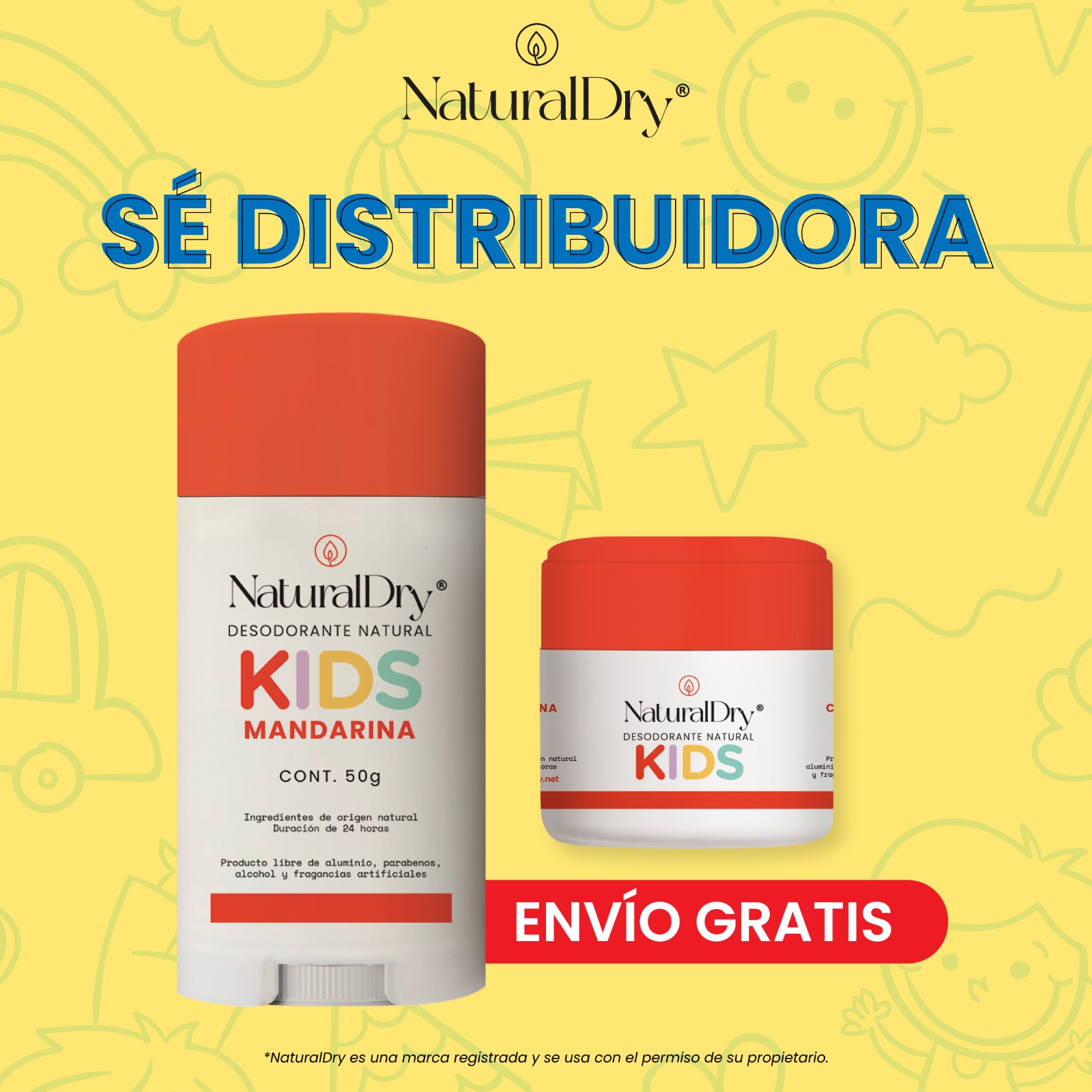 NaturalDry Deodorant Facebook ad