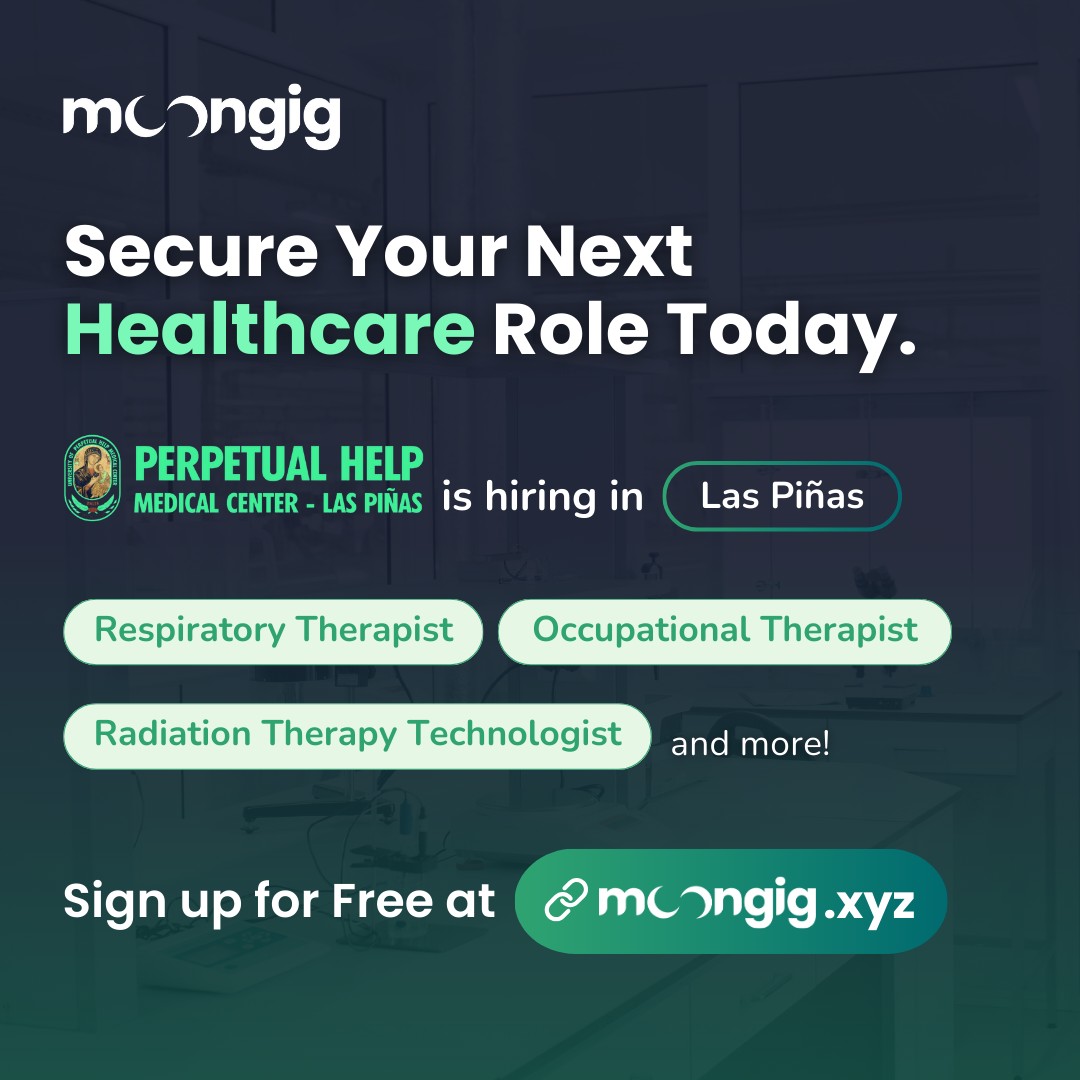 Moongig Facebook ad: Perpetual Help Medical Center - Las Piñas is hiring on…