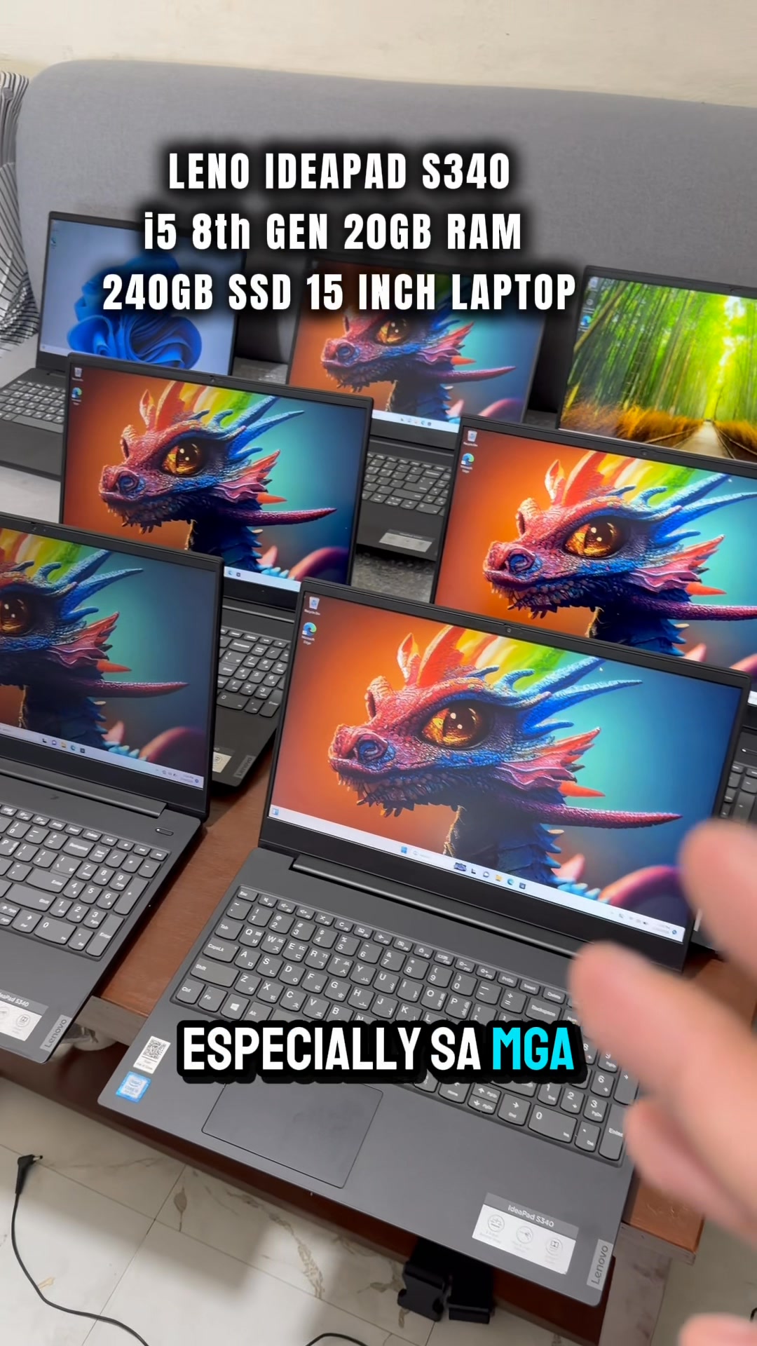 CMZ Laptop Store Facebook ad: LENOVO IDEAPAD 15 INCH