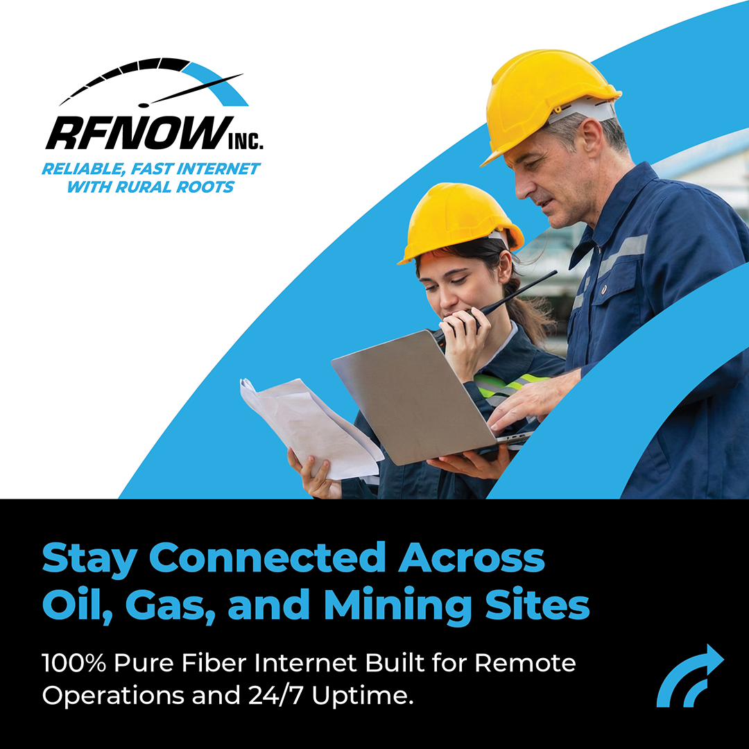 RFNOW Inc. Facebook ad: Unstable Internet puts safety and production at risk.