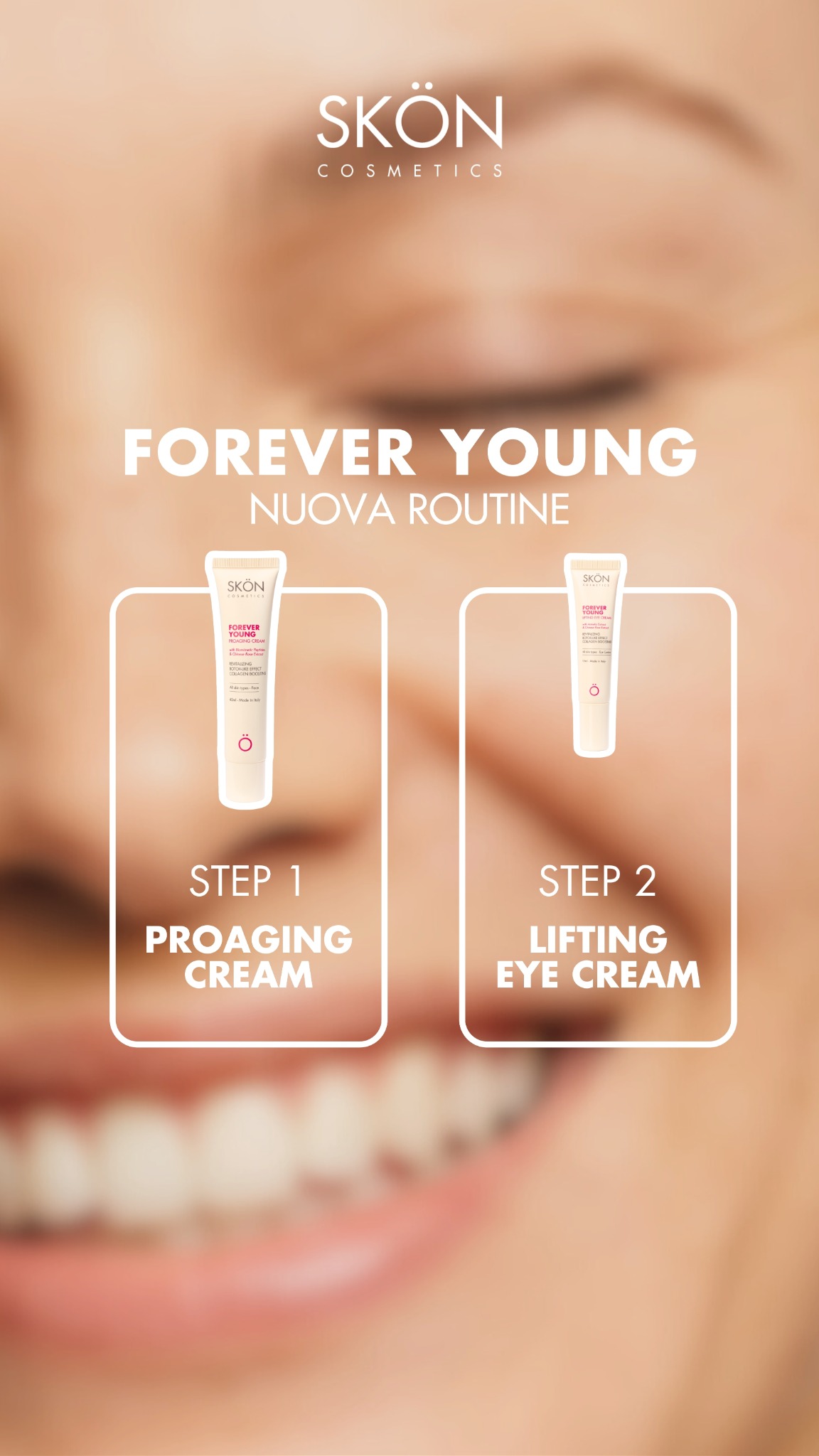 SKÖN Cosmetics Facebook ad