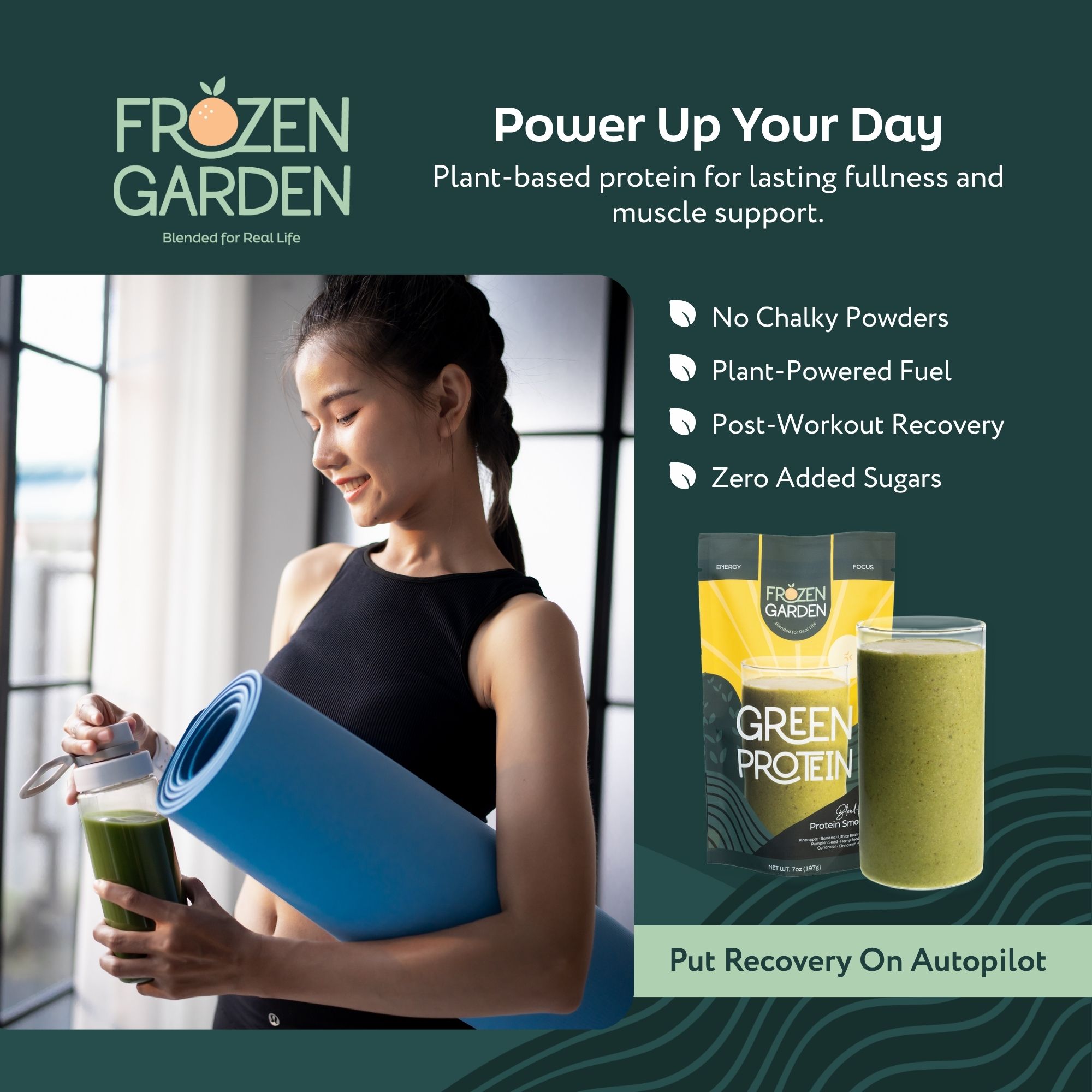 Frozen Garden Facebook ad from Apr 8, 2026