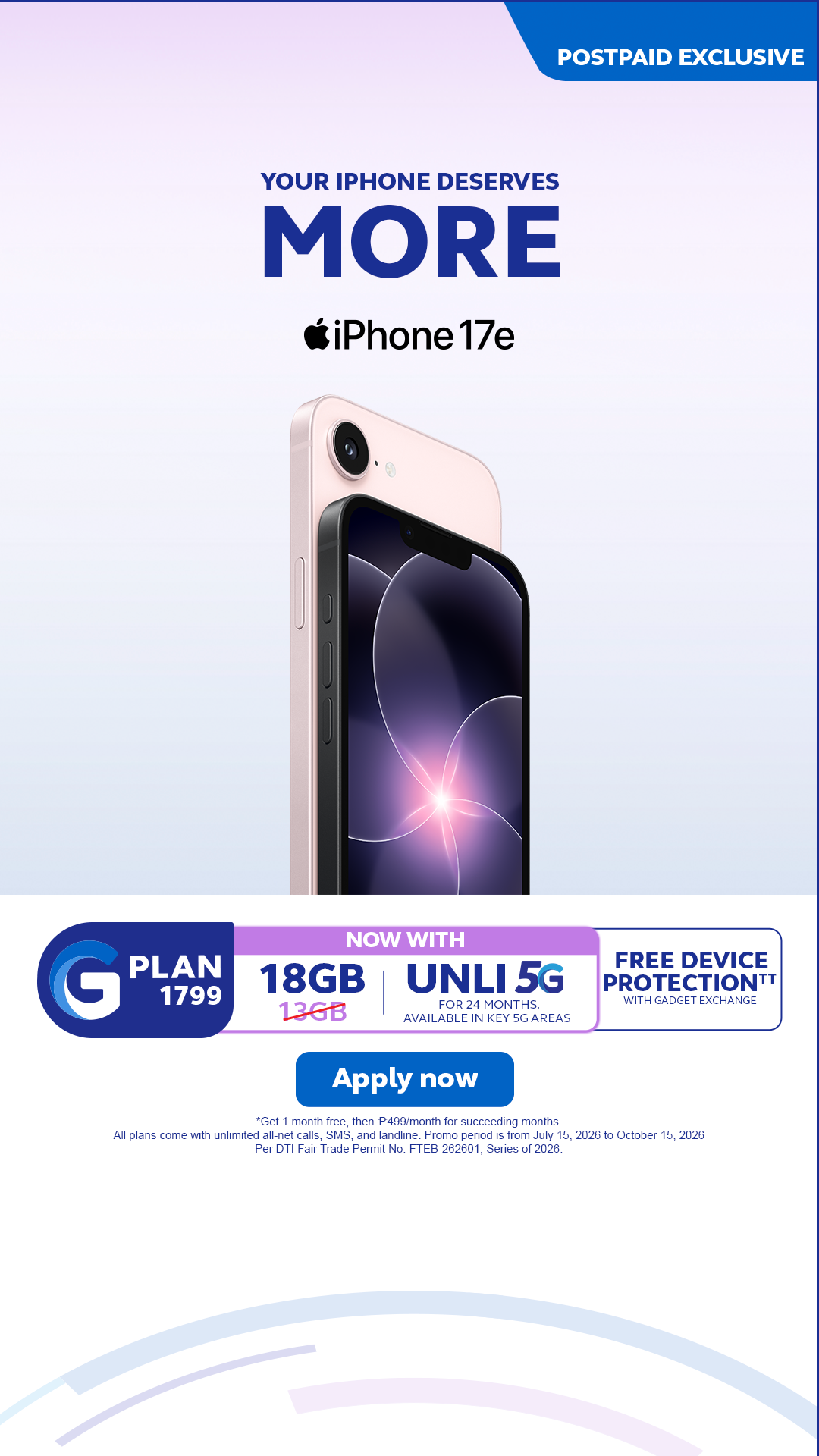 Globe Telecom Facebook ad