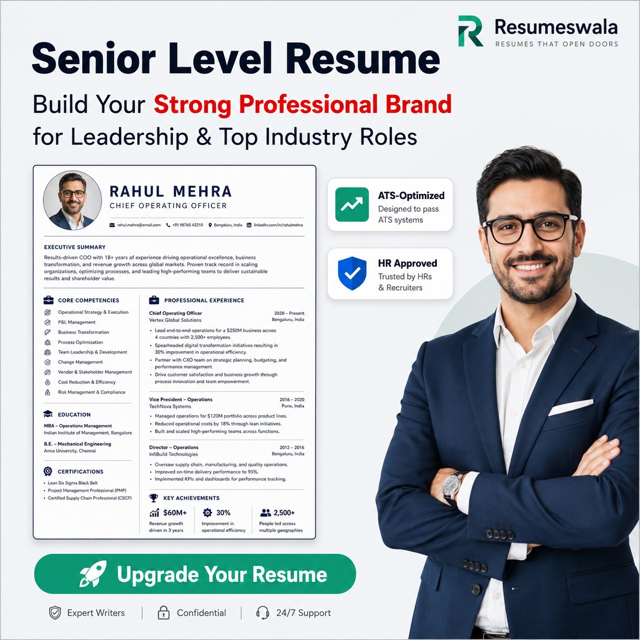 Resumeswala resume writing service Facebook ad from Jul 28, 2026