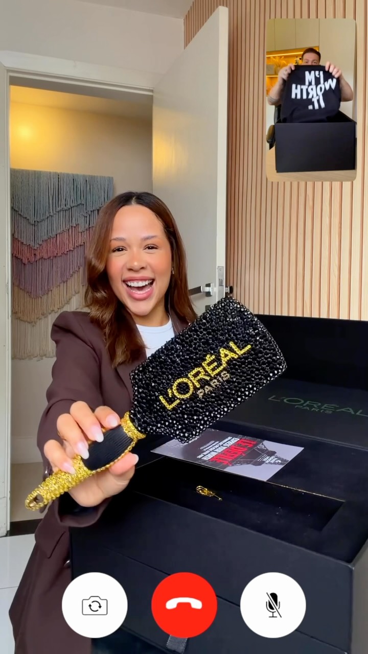 L'Oréal Paris Facebook ad: PARIS, AÍ VAMOS NÓS!