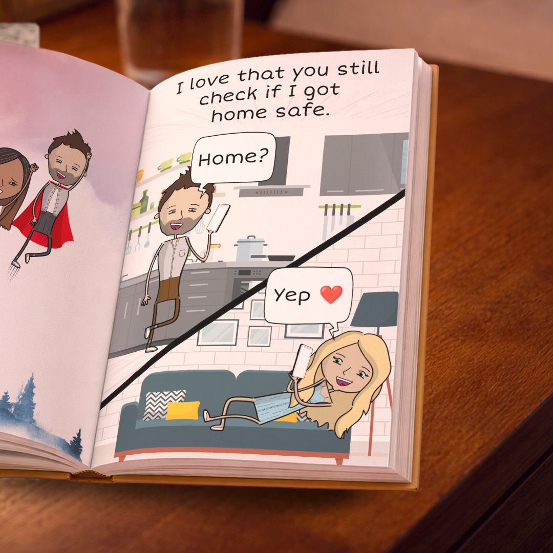 LoveBook Facebook ad