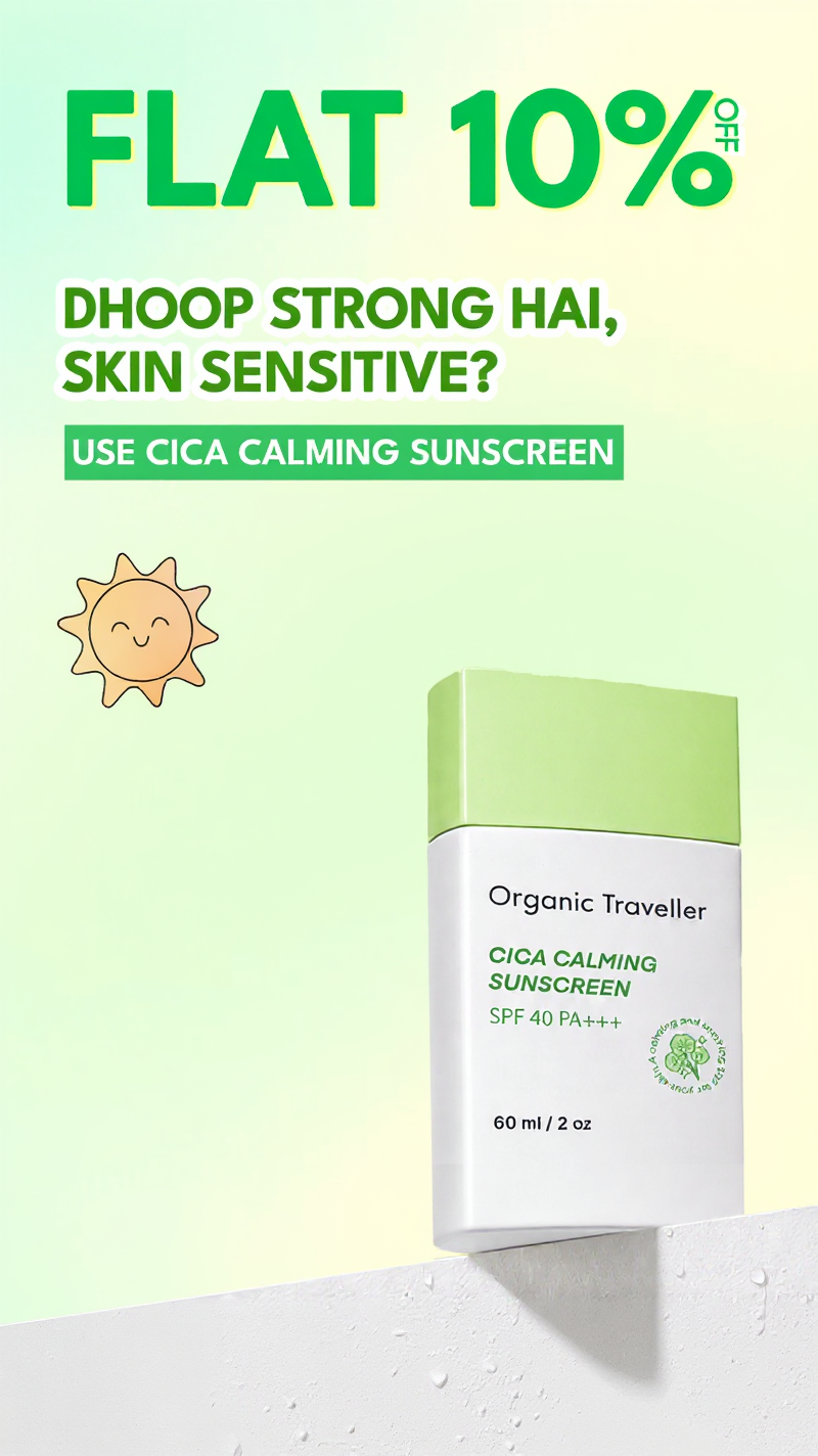 Organic Traveller - Skincare Facebook ad