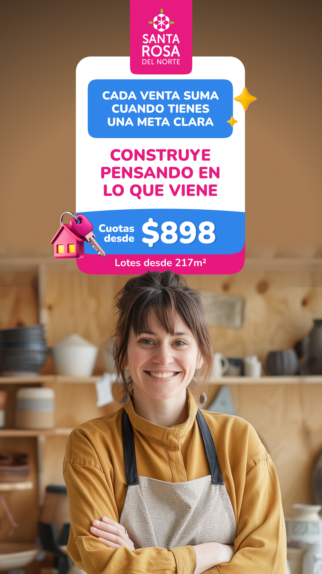 Urbanización Santa Rosa del Norte Facebook ad: Cuotas desde $898