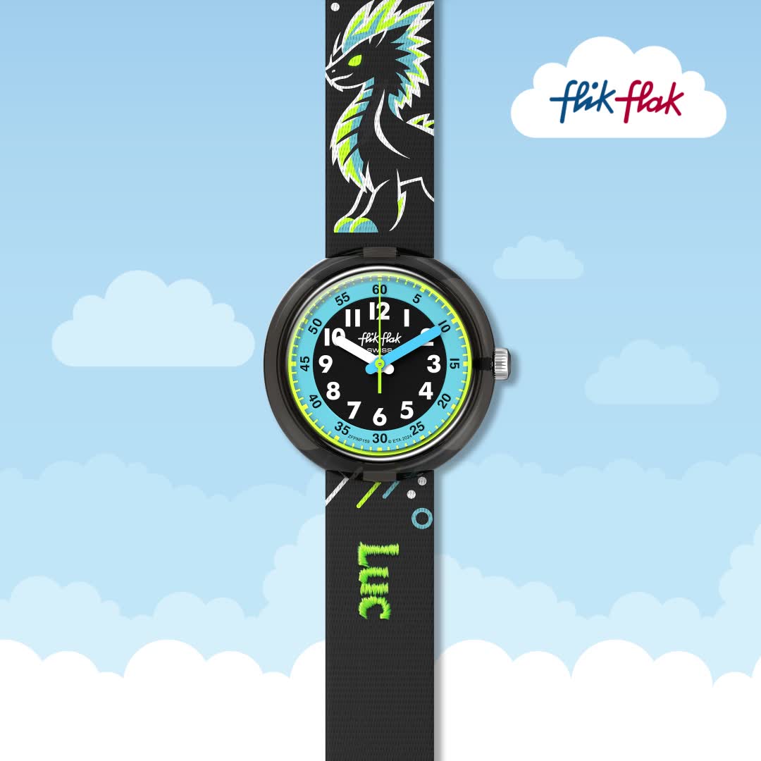 Flik Flak Facebook ad: Personalise Your Child's Watch!