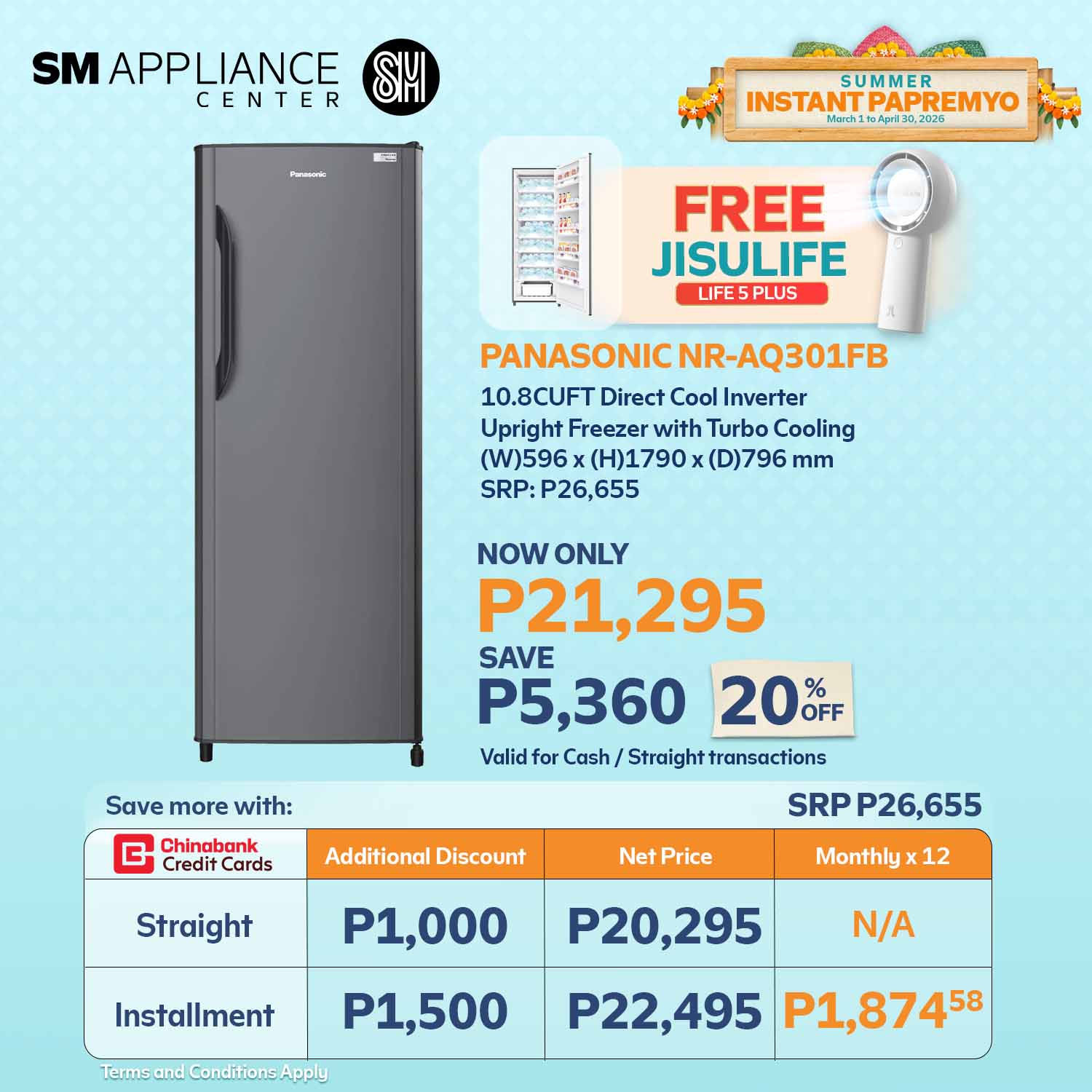 SM Appliance Center Facebook ad