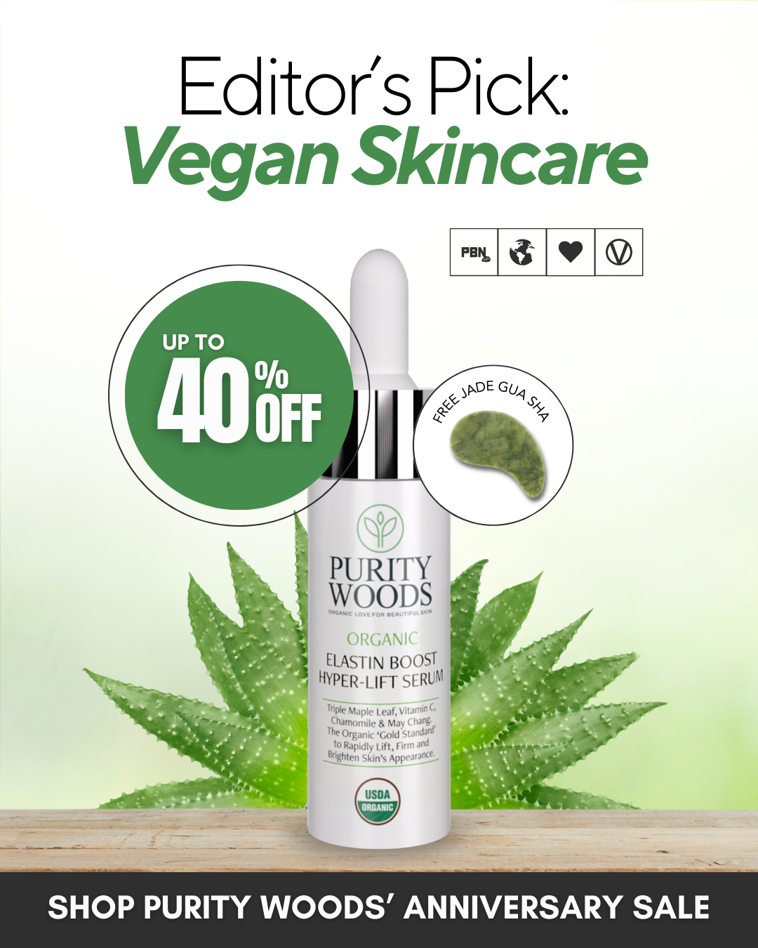 Plant Based News Facebook ad