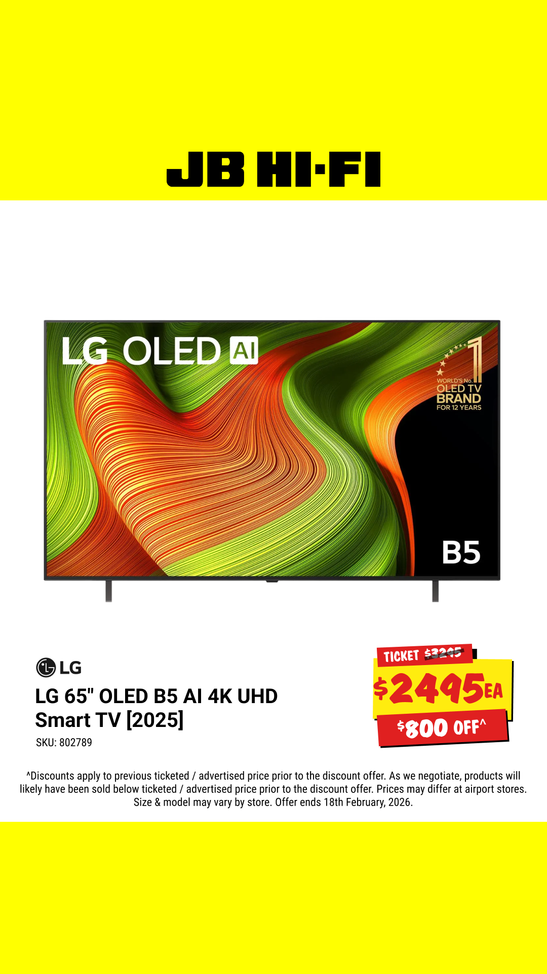 JB Hi-Fi Facebook ad