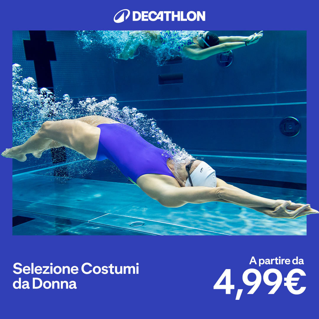 Decathlon Italia Facebook ad: Costumi da donna