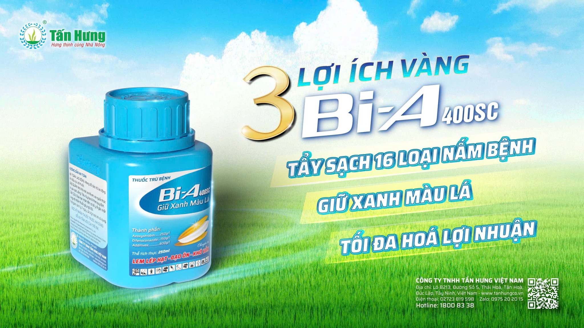 Tấn Hưng Việt Nam Facebook ad: BA LỢI ÍCH VÀNG CỦA BI-A400SC - ĐỒNG…