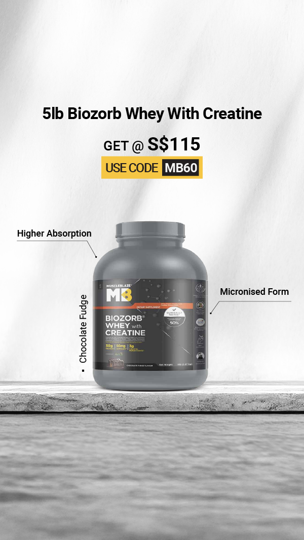 MuscleBlaze Singapore Facebook ad