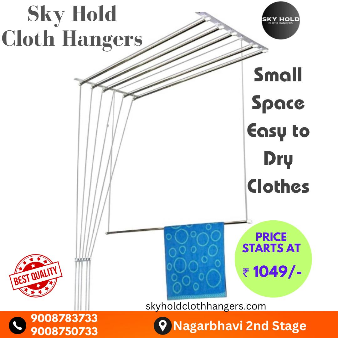 Sky Hold Cloth Hanger Facebook ad: Holding more capacity.