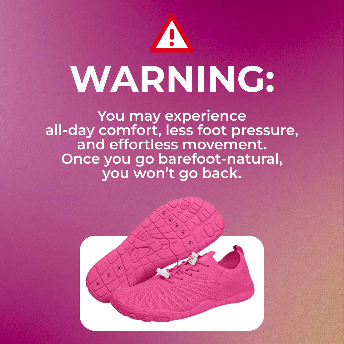 Voyabarefoot Facebook ad