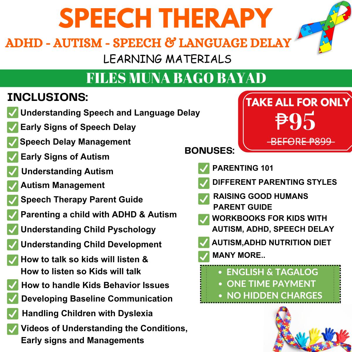 Ausome Speech therapy PH Facebook ad: Hello, Ausome Parents!