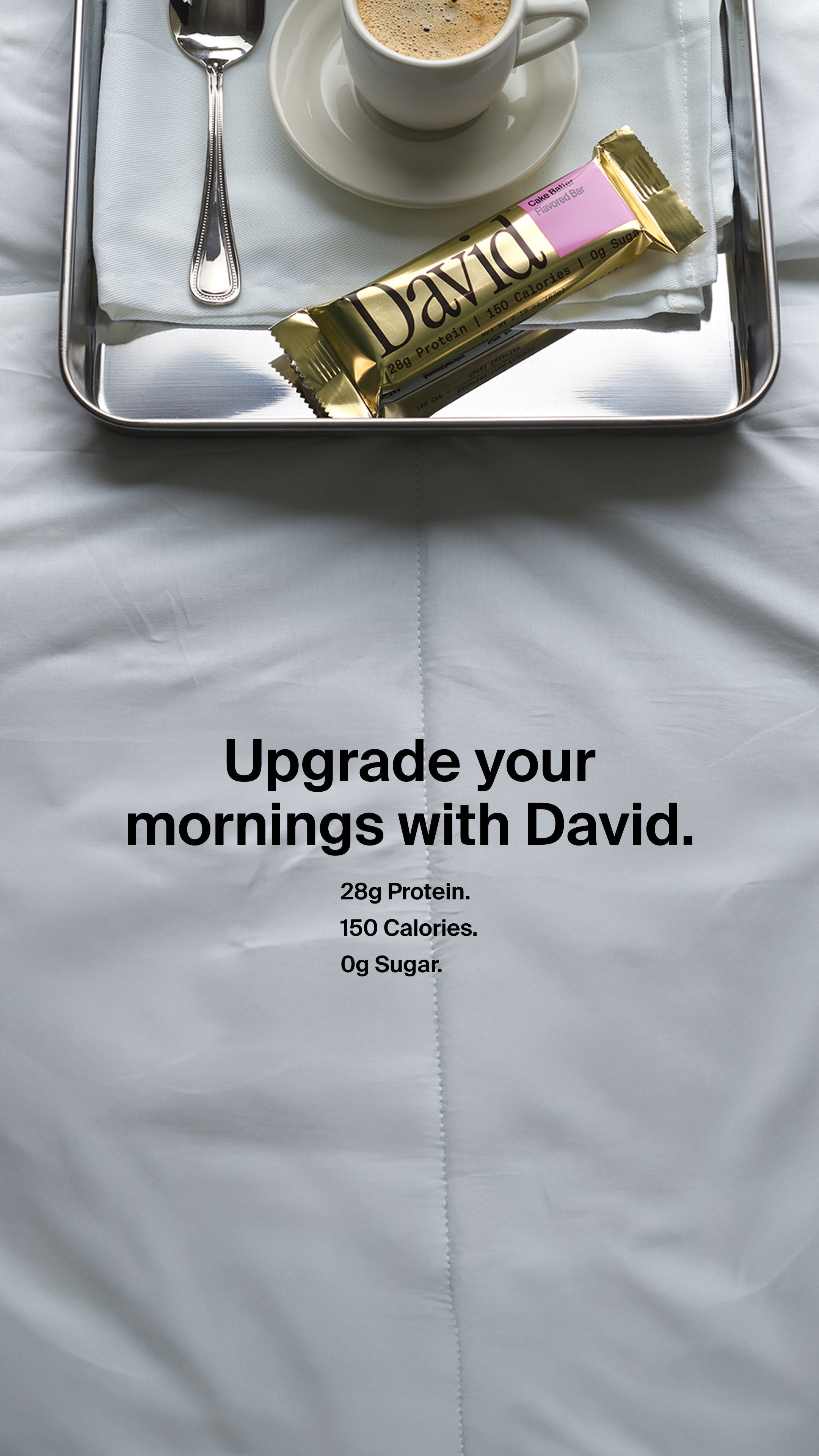 David Protein Facebook ad