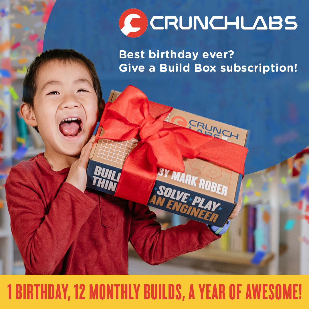 CrunchLabs Facebook ad: More Than a Gift: An Experience!