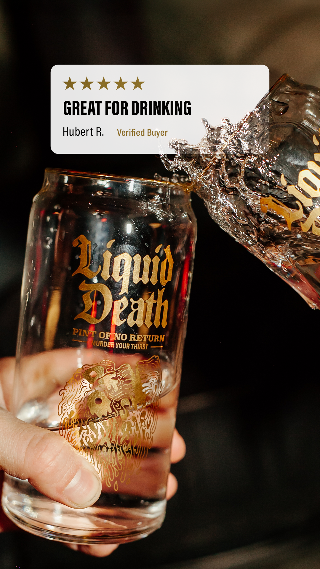 Liquid Death Facebook ad