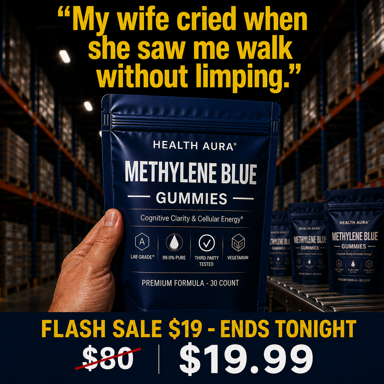 The Pain-Free Aging Report Facebook ad