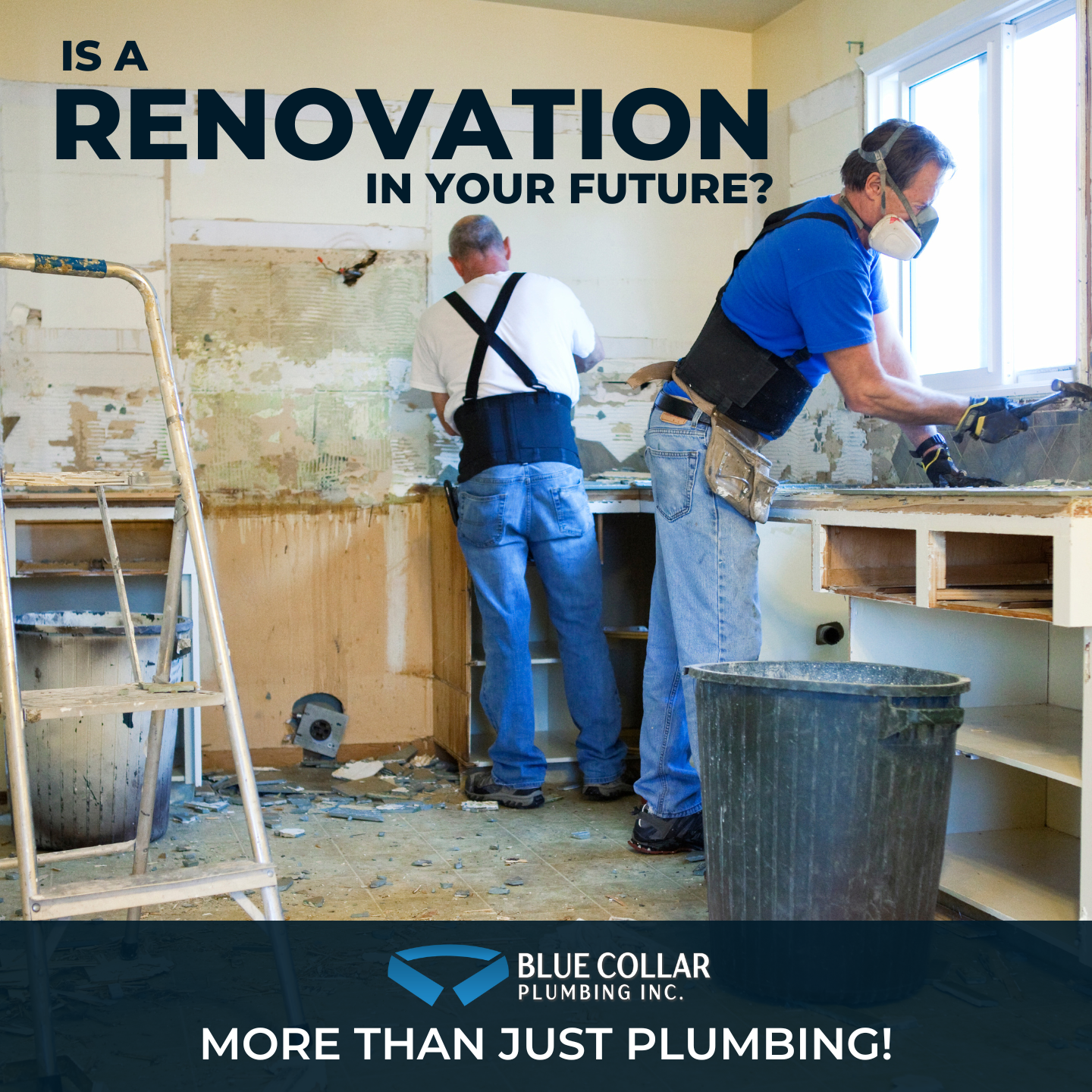 Blue Collar Plumbing Service Facebook ad from Aug 9, 2025