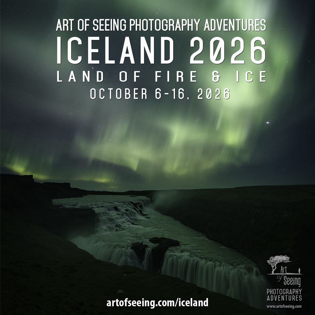 Art of Seeing Photography Adventures Facebook ad: Chase the light to the ends of the…