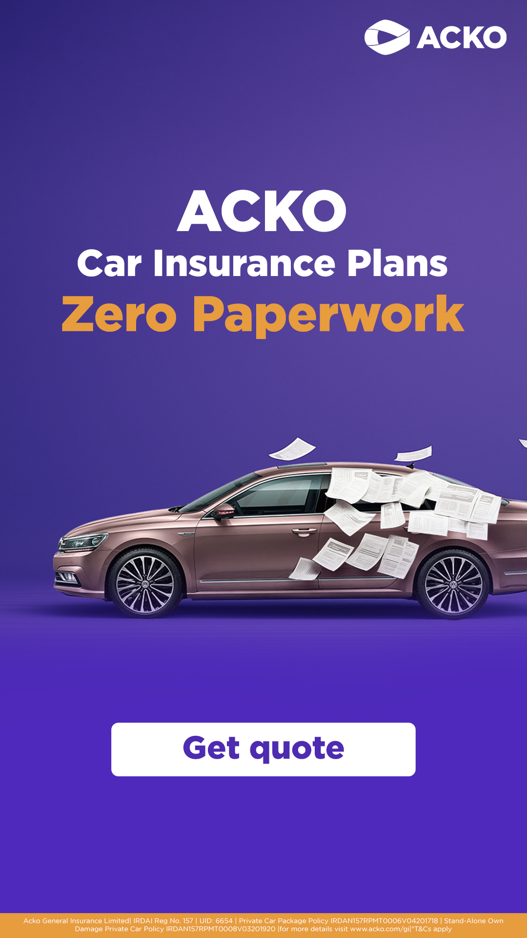 ACKO Facebook ad
