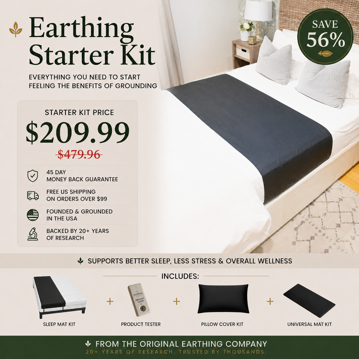 Earthing Facebook ad