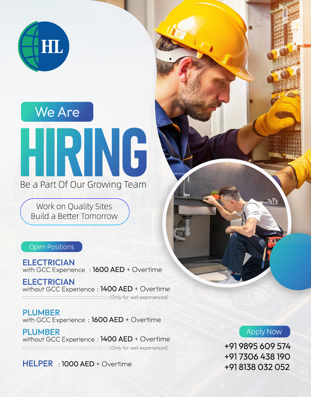 Holy Land Job Consultancy Facebook ad from Jun 25, 2026