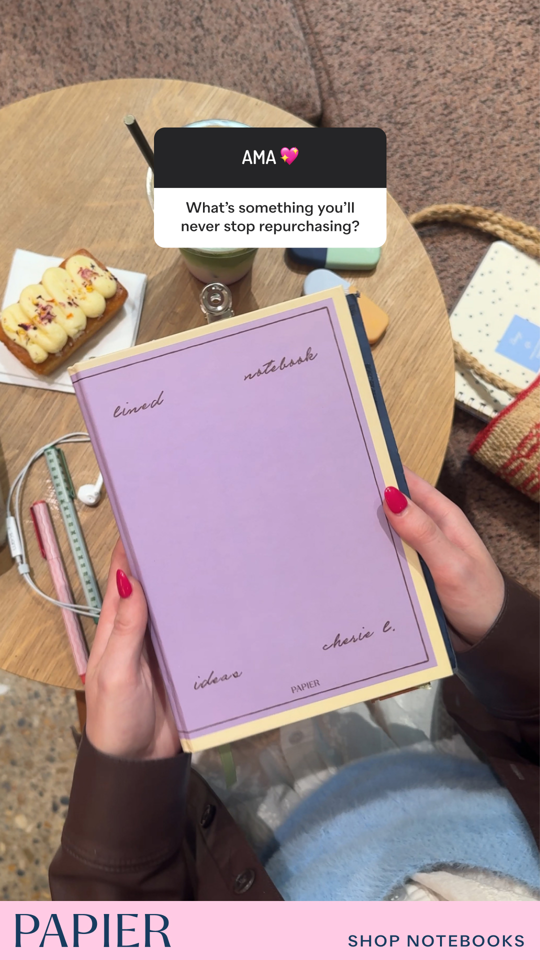Papier Facebook ad