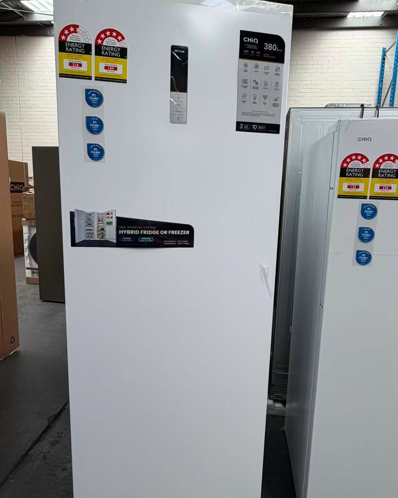 Andy Liu Facebook ad: Brand new Chiq Hybrid upright freezer sale! From 399! 5…
