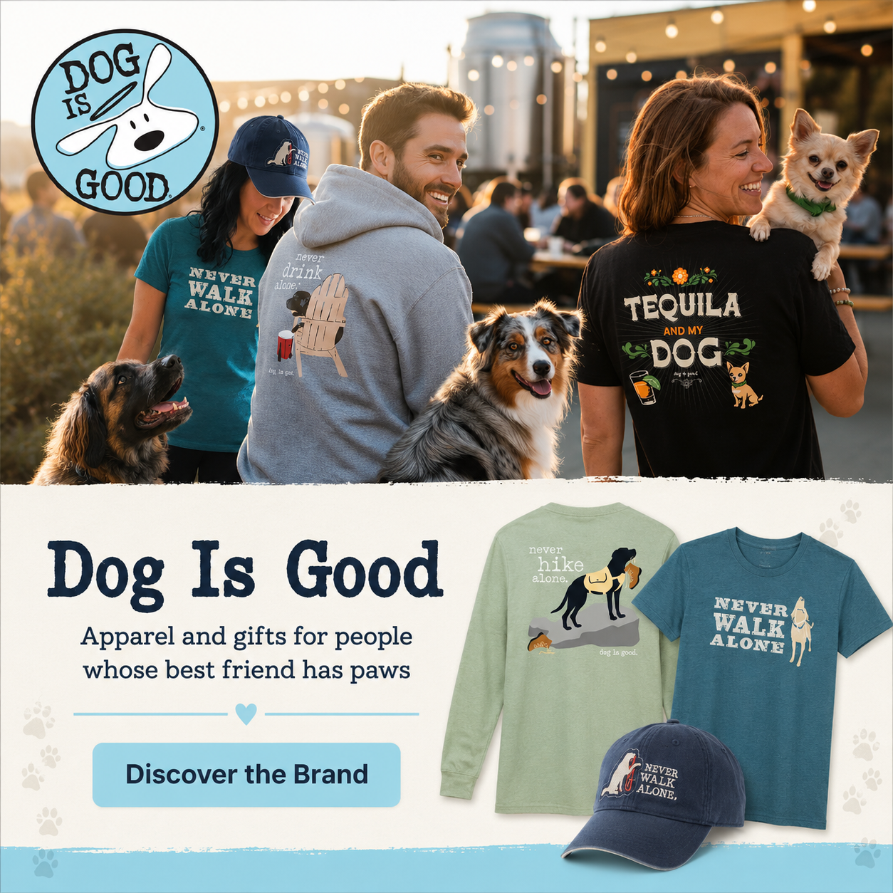 Dog is Good Facebook ad