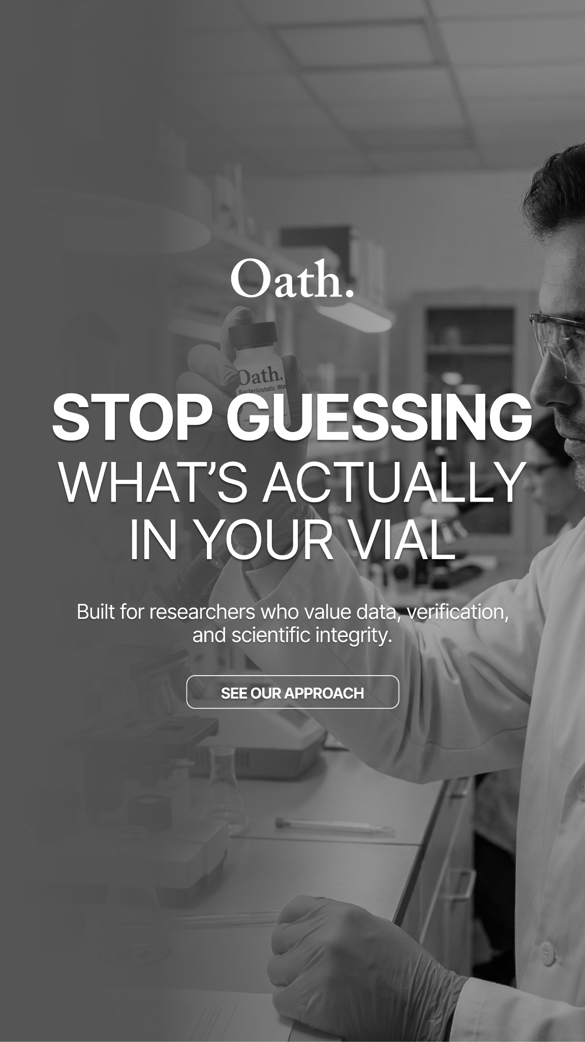 Oath Peptides Facebook ad