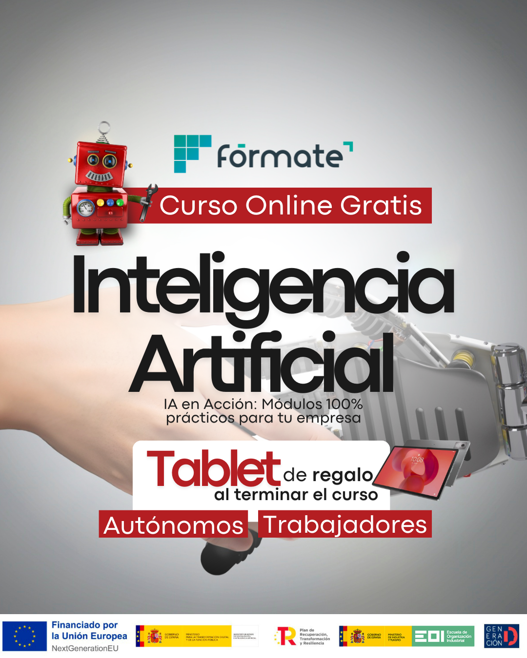Fórmate.es Facebook ad from May 7, 2026